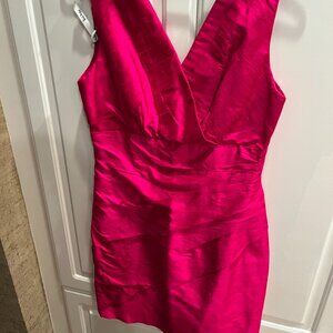 Silk Fuchsia Nicole Miller Dress